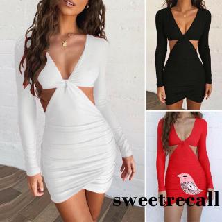 Đầm ôm body tay dài cổ lọ quyến rũ cho nữ