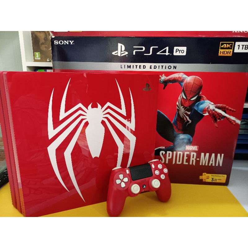 Máy Game Playstation PS4 Limited Spider Man Nhện đỏ 99%