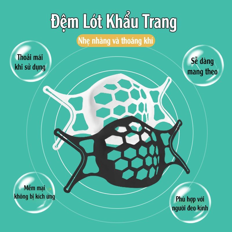 Miếng Đệm Lót Khẩu Trang, Đệm Lót Khẩu Trang Thoáng Khí, Chống Mùi Hôi