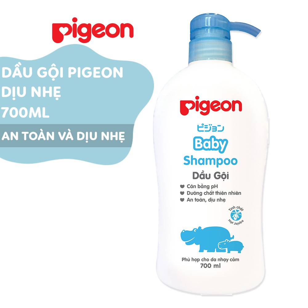 Dầu gội dịu nhẹ Jojoba Pigeon 200ml/700ml (MẪU CŨ)