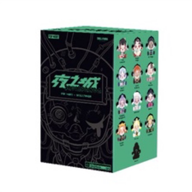 Hộp mù Skullpanda thành phố về đêm