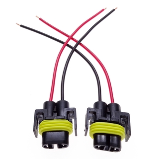 2 Chiếc H8 H9 H11 Dây Kết Nối Cáp Cắm Adapter Dây Dây Nhỏ Phù Hợp Cho Xe Hơi Đèn Pha Sương Mù Bóng Đèn Ổ Cắm 12V