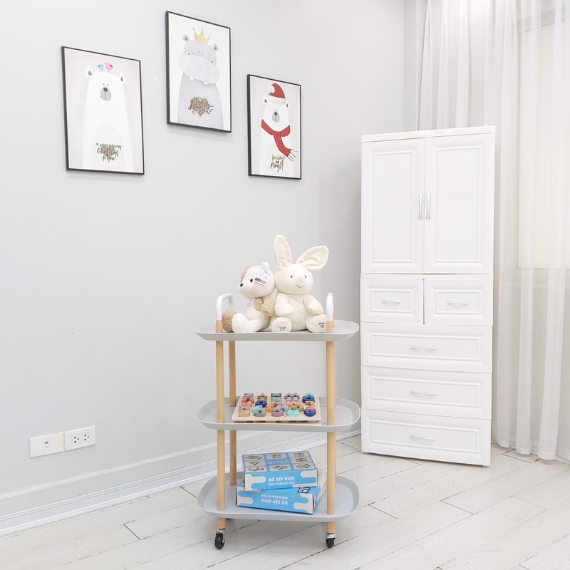 Kệ Đa Năng 3 Tầng Oval Umoo UM-09112