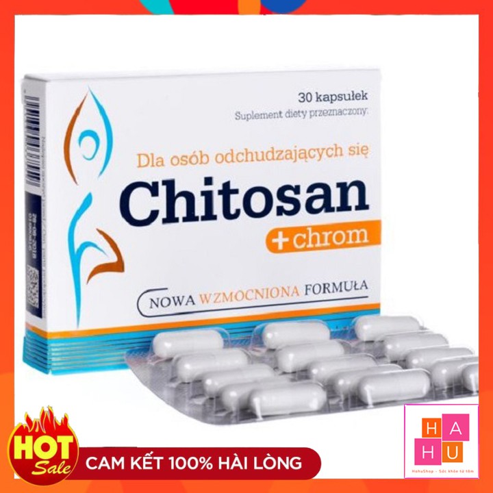 Chitosan + Chromium - Hỗ trợ giảm cân an toàn, giảm nguy cơ béo phì, giảm hấp thu chất béo