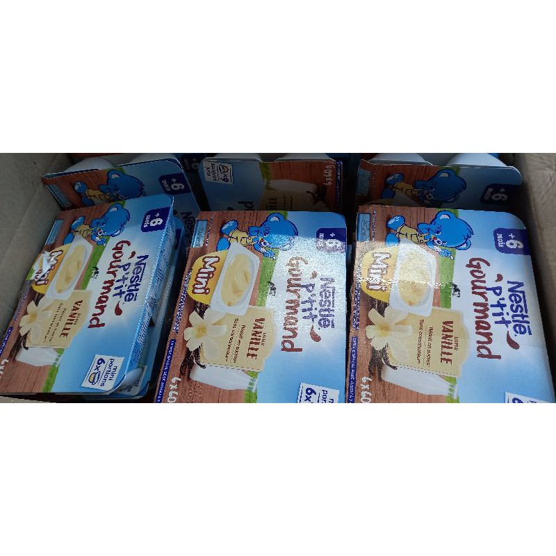 Lốc 6 hộp váng sữa Nestle P'tit (60gr/hộp) date 09/2022 nhập khẩu chính hãng