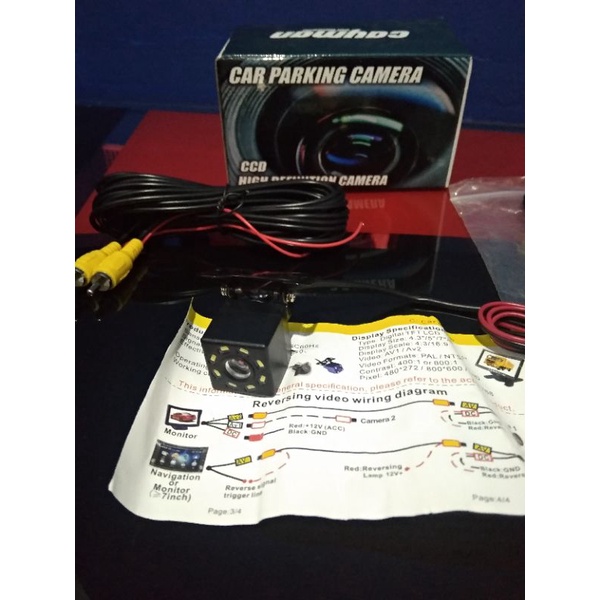 Camera Chiếu Hậu Xe Hơi Chống Thấm Nước Với 8 Đèn Led Ccd | BigBuy360 - bigbuy360.vn