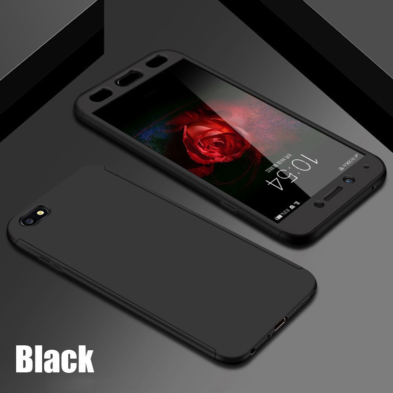 Ốp điện thoại kính cường lực cứng bảo vệ toàn diện 360 độ cho OPPO F1S A7 A5S A12 A31 A57 A39 A59 A1K A37 A37f Neo9 A71 A83 F11PRO C2