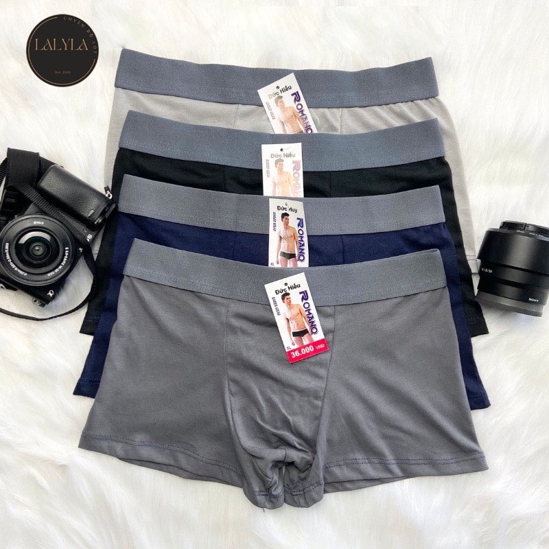 Quần sịp nam, quần lót, quần xì nam boxer đùi chất cotton đẹp giá sinh viên NINESIX