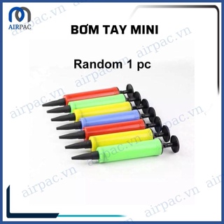 Bơm tay mini bơm bóng bay, bơm cột khí chống sốc