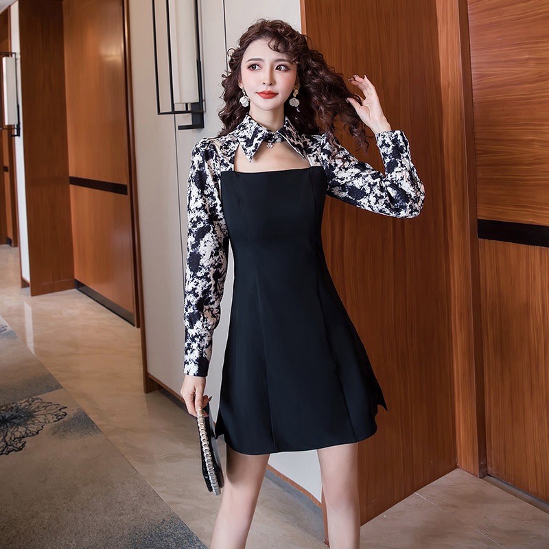 [ HOTTREND 2021] Đầm váy body dự tiệc, cắt hở ngực siêu quyến rũ, phối độc lạ sexy, họa tiết da beo | BigBuy360 - bigbuy360.vn