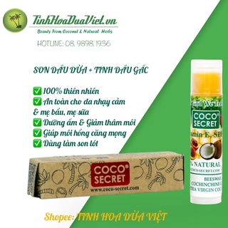 Set 10 SON DẦU DỪA TINH CHẤT GẤC COCO SECRET