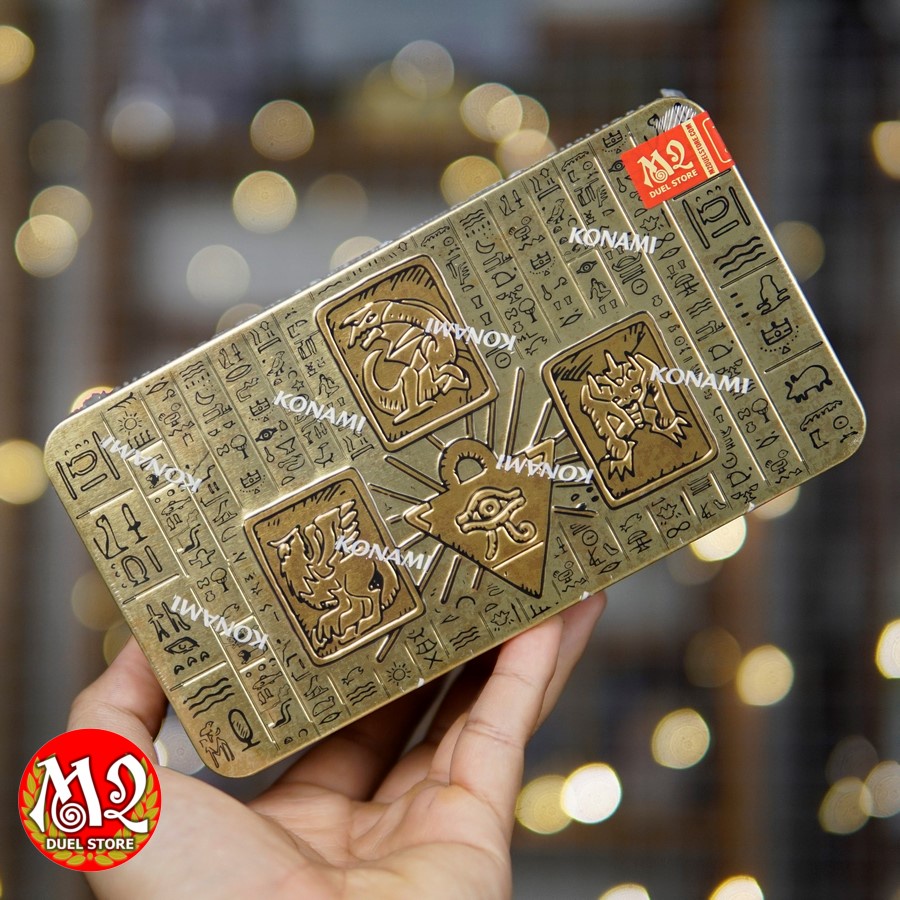 Hộp thẻ bài Yugioh Mega tin 2022 Tin Of The Pharaoh’s Gods Collection - Nhập khẩu Anh Quốc UK