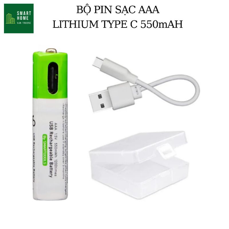 Pin sạc type C cho máy đo huyết áp, máy tiểu đường, máy cân bằng lazer