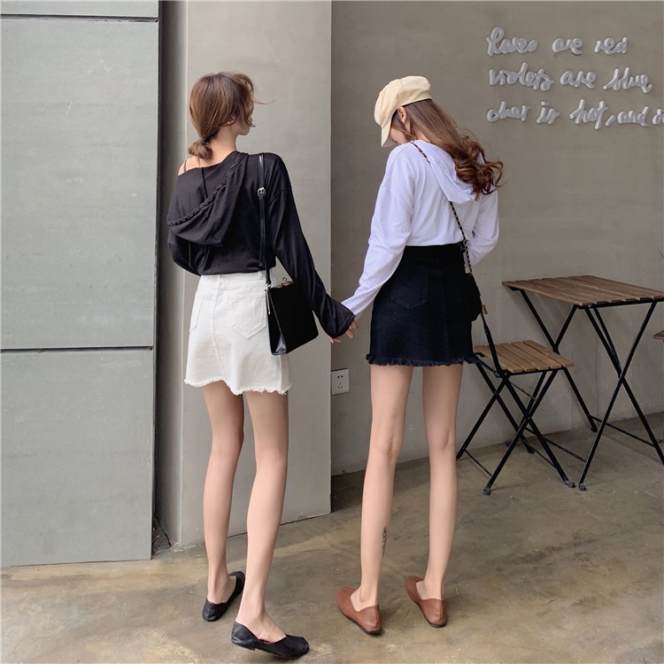 Chân váy jean nữ Emilyshop ulzzang