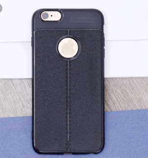 Ốp dẻo Auto focus iPhone 5/5S/5SE vân da chống sốc