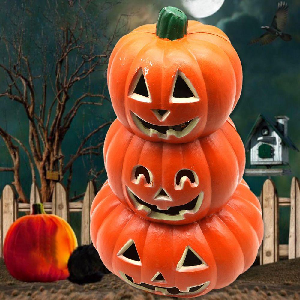 MOCHO Đèn Hình Bí Ngô 34cm Trang Trí Nhà Cửa Dịp Halloween