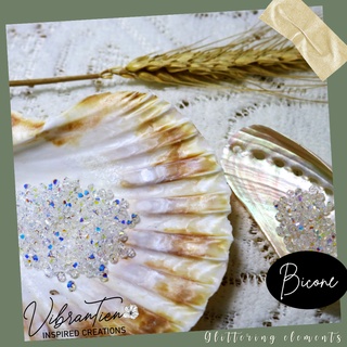 Combo 50/100/200/300 Pha lê nón 3mm/4mm (Pha lê Tiệp & Trung Đông)