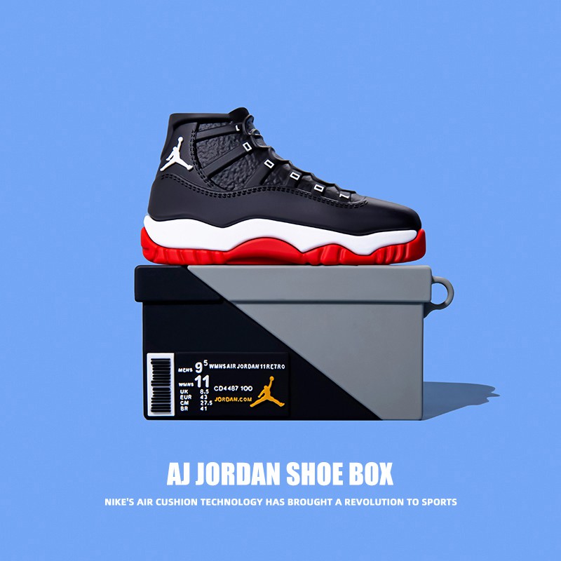 [HOT] Ốp Airpod 1/2/Pro Hình Giày Sneaker AJ - Chất Liệu Silicon Chống Bám Bẩn