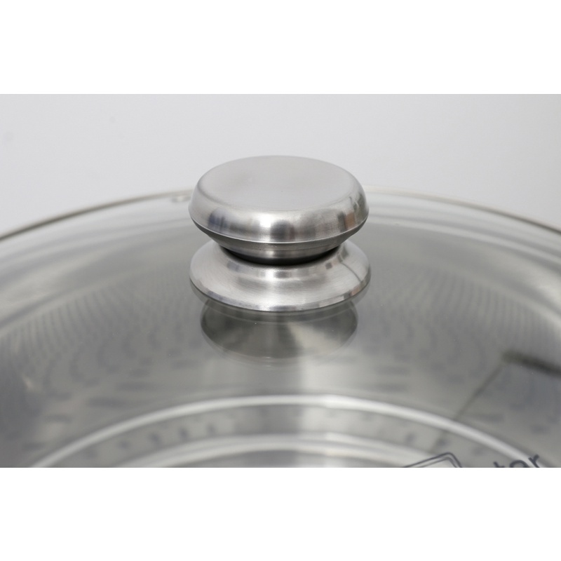 Bộ Nồi Xửng Hấp 3 đáy Inox 430 Fivestar Sire 32cm / 30cm / 28cm / 26cm đun được trên bếp điện từ