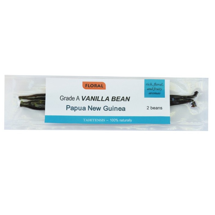 Trái vani tự nhiên Tahitensis hạng A từ Papua New Guinea (gói 2 trái 9gram)