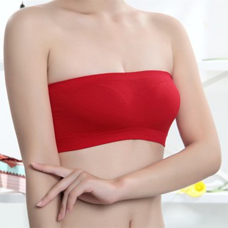 Áo ngực nữ không dây màu trơn thời trang
