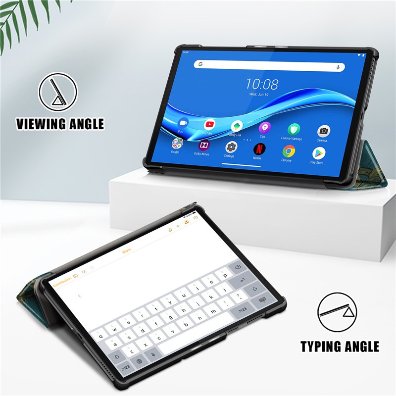 For Lenovo TAB M10 Plus 10.3 TB-X606F 2020 TB-X606 M10 HD 2nd TB X306 X306F 10.1 ''Tablet case with folding lid magnet tablet