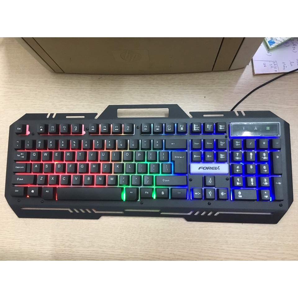 Bàn phím giả cơ Tomato S200 2nd mới dùng còn bh, mặt kim loại chống cháy LED nền Đẹp Ấn Tượng dùng Cho PC, laptop
