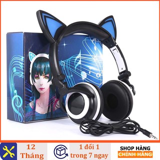 Tai Nghe Chụp Tai Thiết Kế Tai Mèo ( Chất lượng cao )