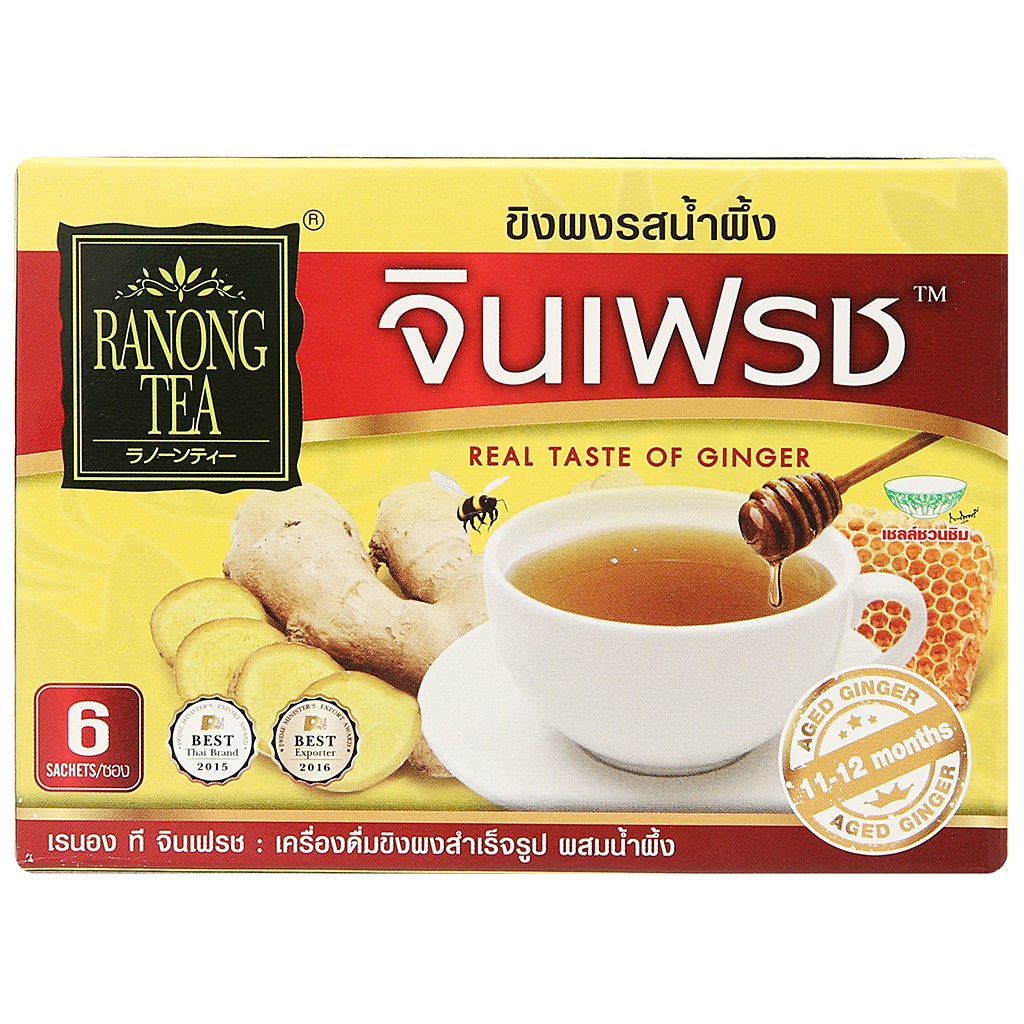 Bột Trà Gừng Ranong Mật Ong