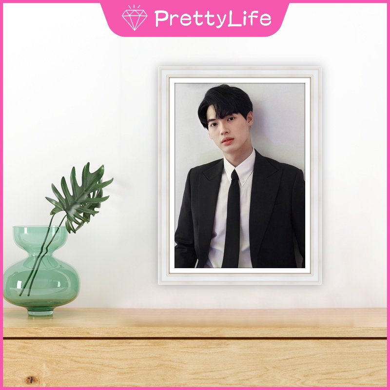 Bộ tranh đính đá 5D DIY hình thần tượng Thái Lan kích thước 30x40cm/40x50cm