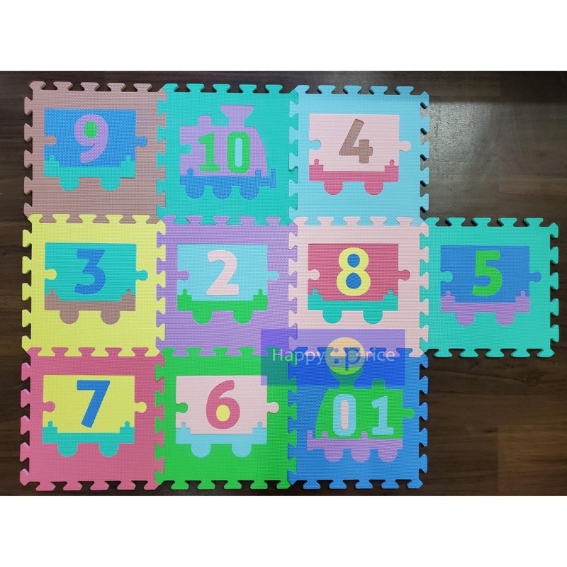36 miếng Thảm xốp ghép 26 chữ cái và 10 số xuất Châu Âu cao cấp DUMBO PUZZLE MAT