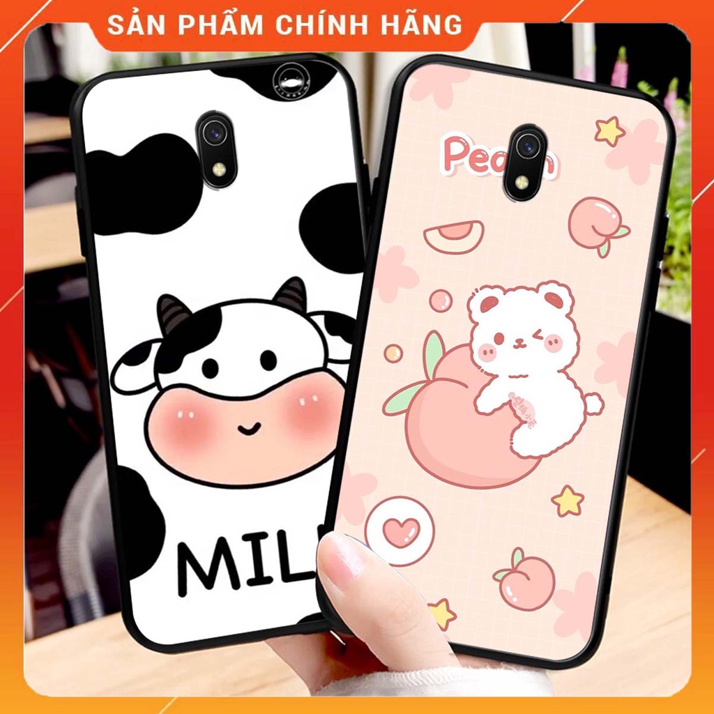 Ốp lưng Xiaomi REDMI 8A in hình Gấu xinh xắn, Bò sữa đáng yêu,  ĐẸP -  RẺ - XINH - ĐỘC ĐÁO