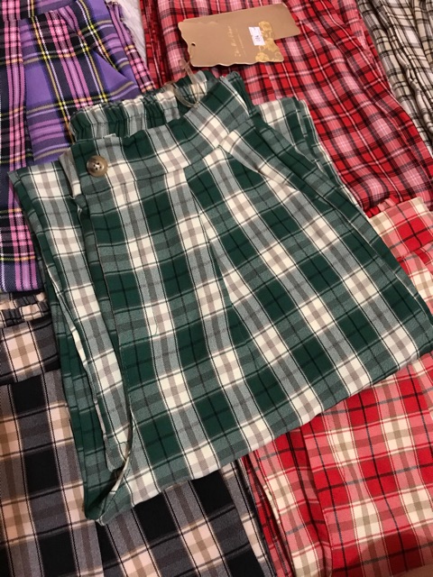 Quần ống rộng kẻ caro siêu tôn dáng ❤️ | BigBuy360 - bigbuy360.vn