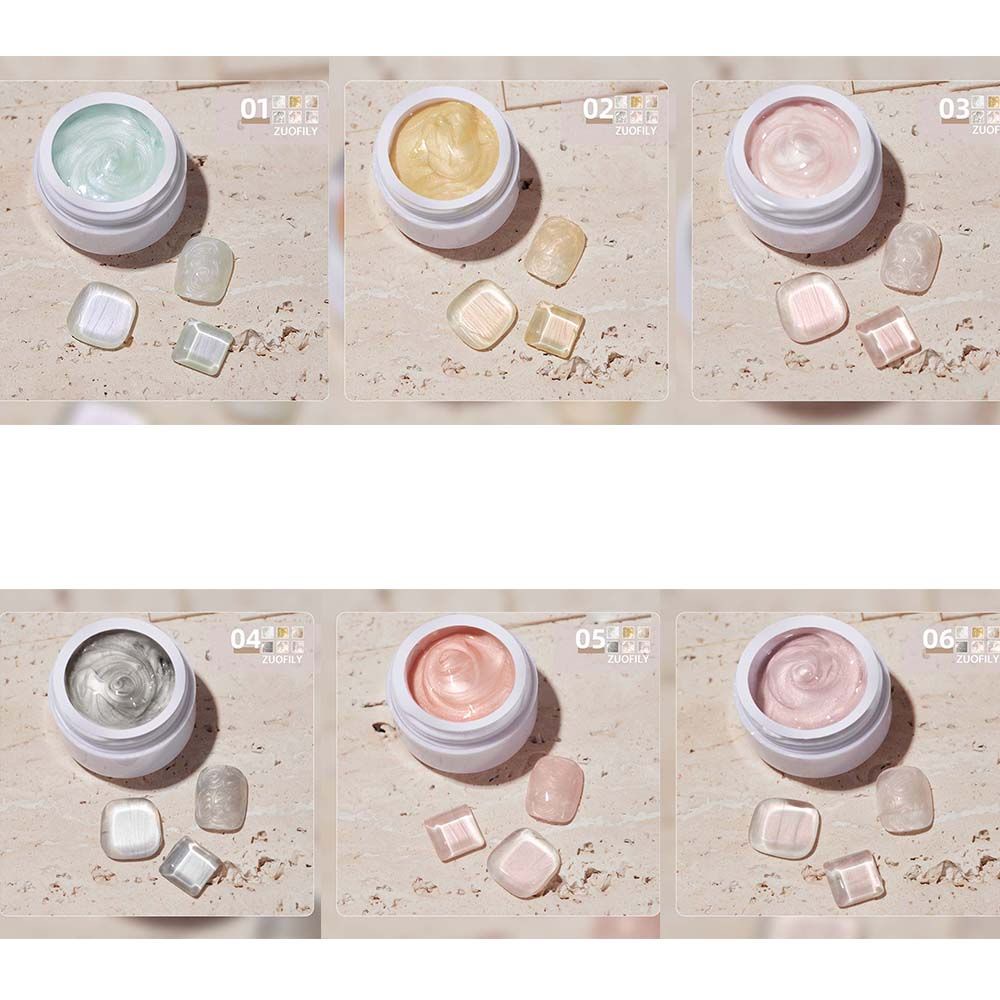 Gel sơn móng tay uv hiệu ứng ánh ngọc trai lấp lánh thời trang