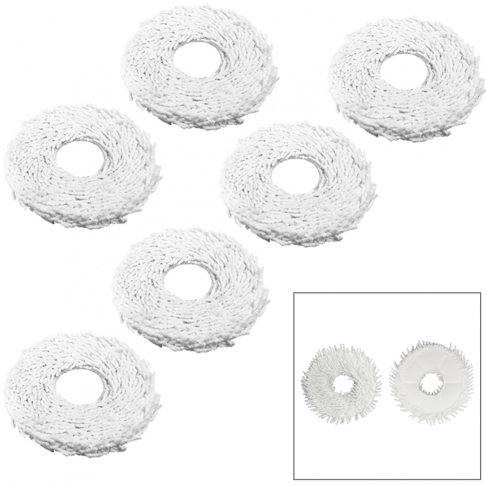 Bộ 5 Miếng Vải Lau Nhà Tự Làm Sạch Cho Bot W10 &amp; W10 Pro