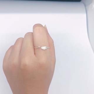 Nhẫn bạc đẹp 💖FREESHIP - Nhẫn lông vũ bạc ta