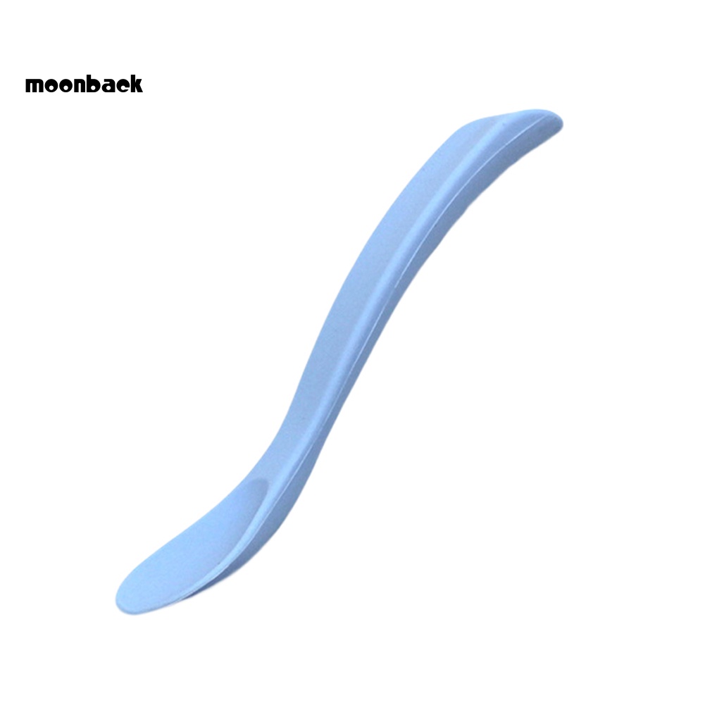 Muỗng Ăn Dặm Bằng Silicon Mềm Màu Trơn Cho Bé