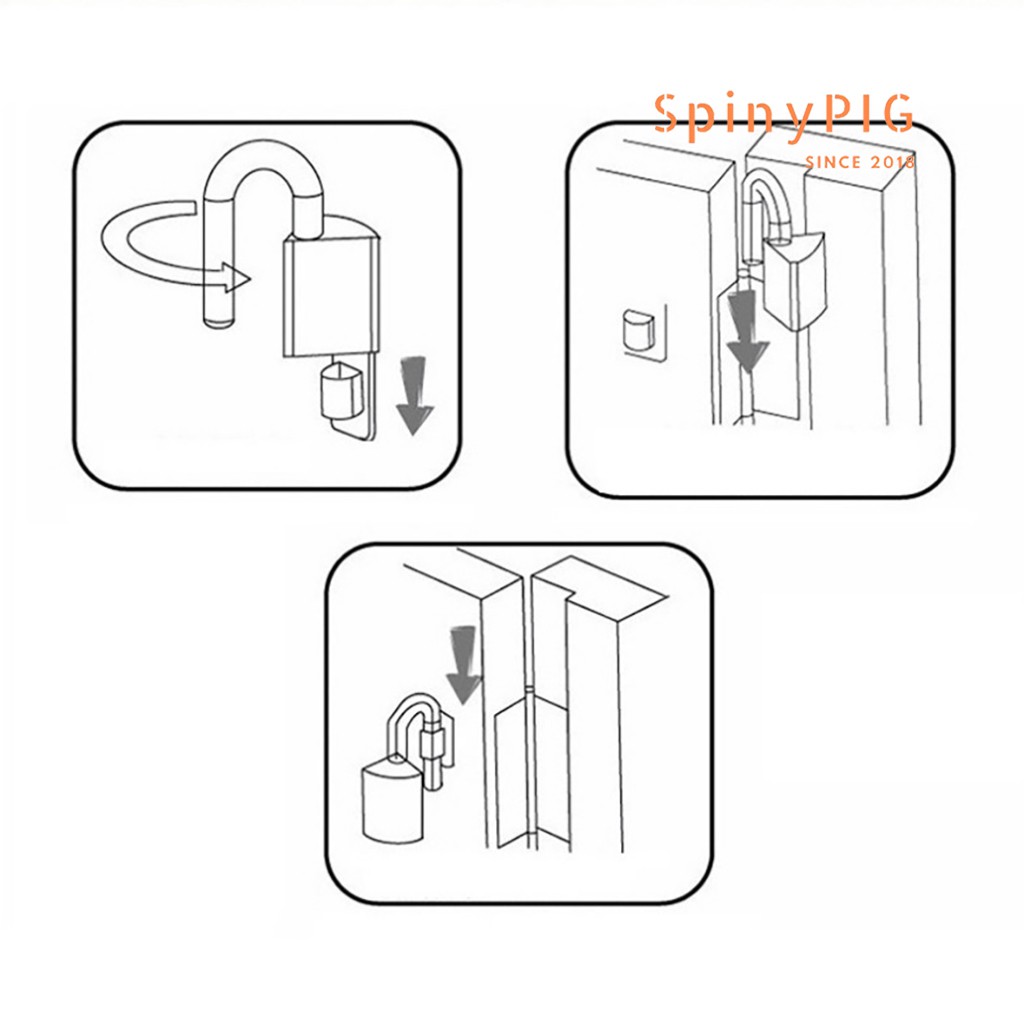 Combo 2 móc treo an toàn chống đóng cửa gây kẹp tay bé