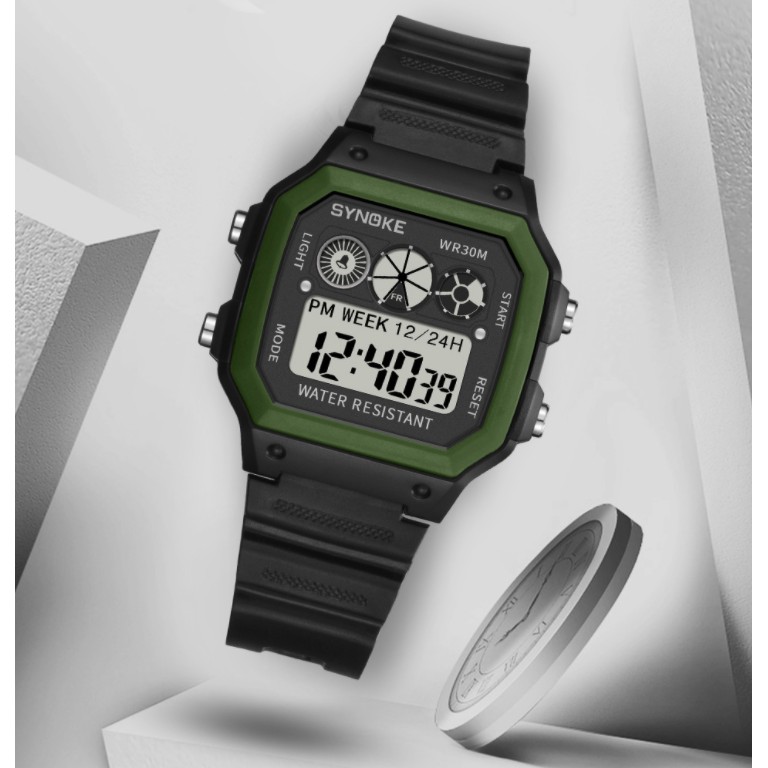 SYNOKE Đồng hồ điện tử Nam - Nữ  dành cho học sinh và  trẻ em phát sáng đầy màu sắc | BigBuy360 - bigbuy360.vn
