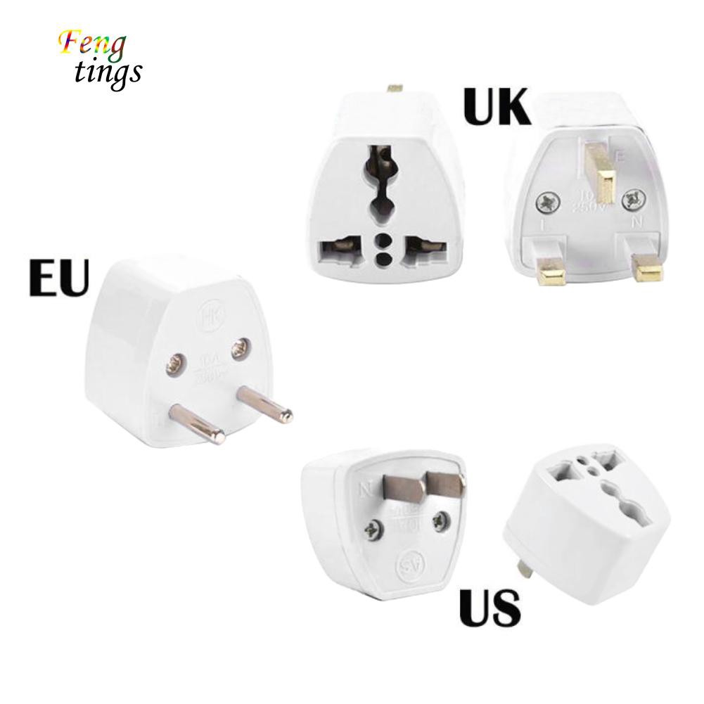 Phích cắm chuyển đổi chuẩn US EU UK sang EU tiện lợi du lịch