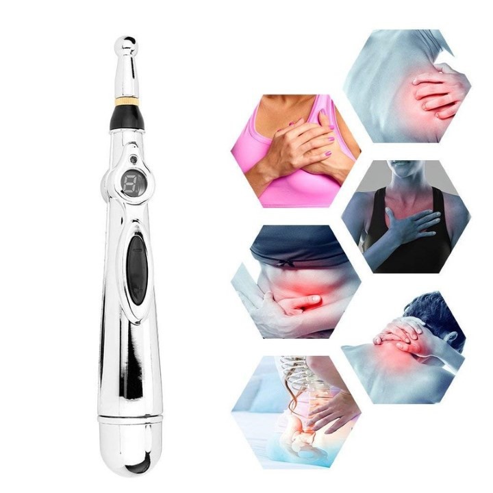 BÚT CHÂM CỨU TRỊ LIỆU XUNG ĐIỆN MASSAGER PEN W-912 CAO CẤP