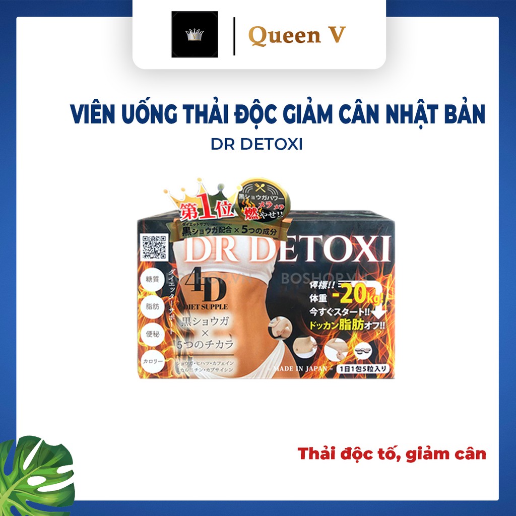 DR DETOXI Viên uống thải độc giảm cân Nhật Bản