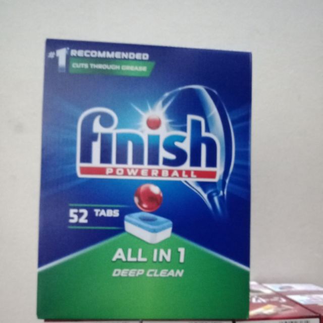 Viên rửa bát Finish all-in1 hộp 52vieen loại viên to Đức