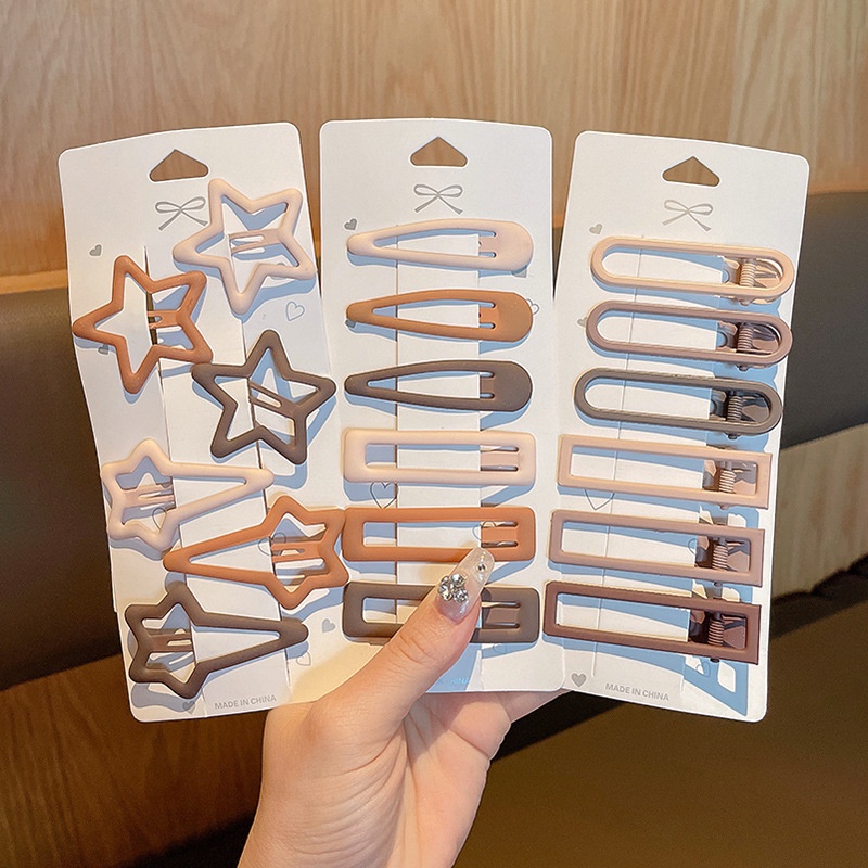 Bộ 3 Kẹp Tóc Màu Gradient Thời Trang Hàn Quốc