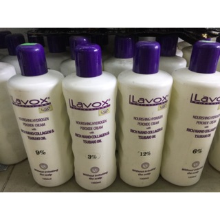 Oxy trợ nhuộm Lavox nắp tím 1000ml