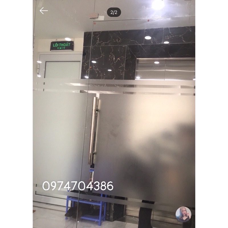 Giấy dán kinh mờ 120cm