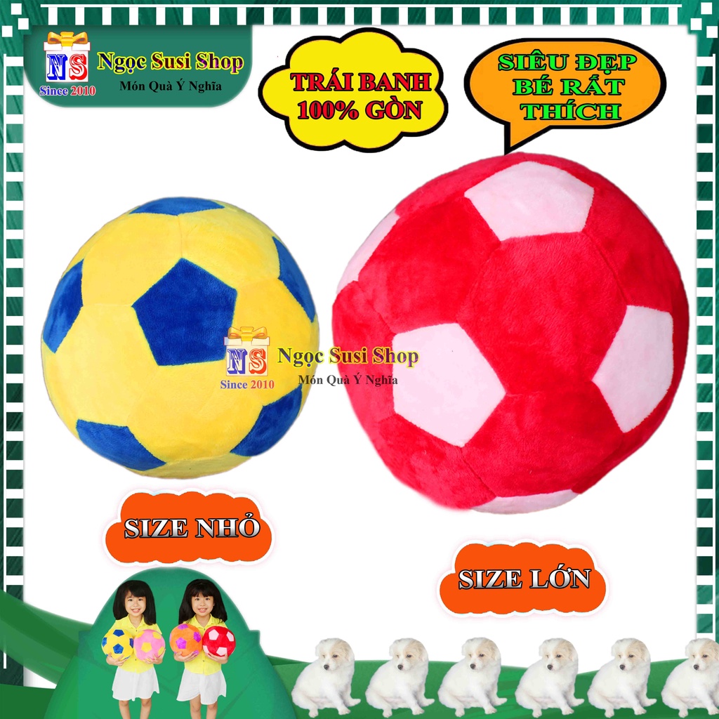 THÚ BÔNG GỐI ÔM TRÁI BANH SIÊU MỀM MỊN NHIỀU MÀU CHO BÉ - GẤU BÔNG HÌNH TRÁI BANH