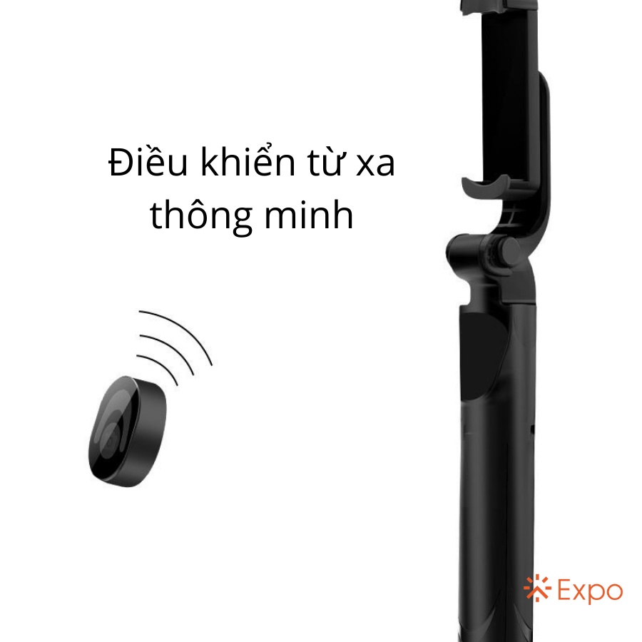 Gậy tự chụp ảnh selfie 3 chân có điều khiển từ xa, hỗ trợ livestream, chụp hình sống ảo XT-09