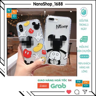 Ốp Lưng Iphone Trong Suốt Chống Sốc, Hình Mickey Dễ Thương 7plus,8Plus,x,xs,xsmax,11,11promax,12,12promax,13,13promax