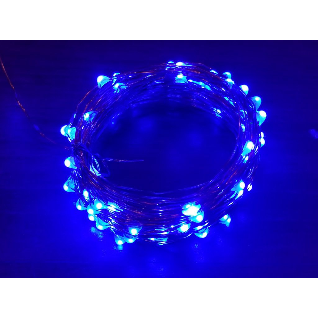 Dây đèn Led đom đóm xanh dương